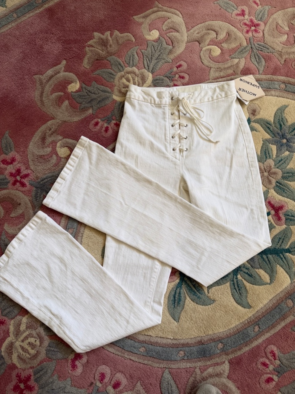 MOTHER GREAT LOOKING LACED JEANS